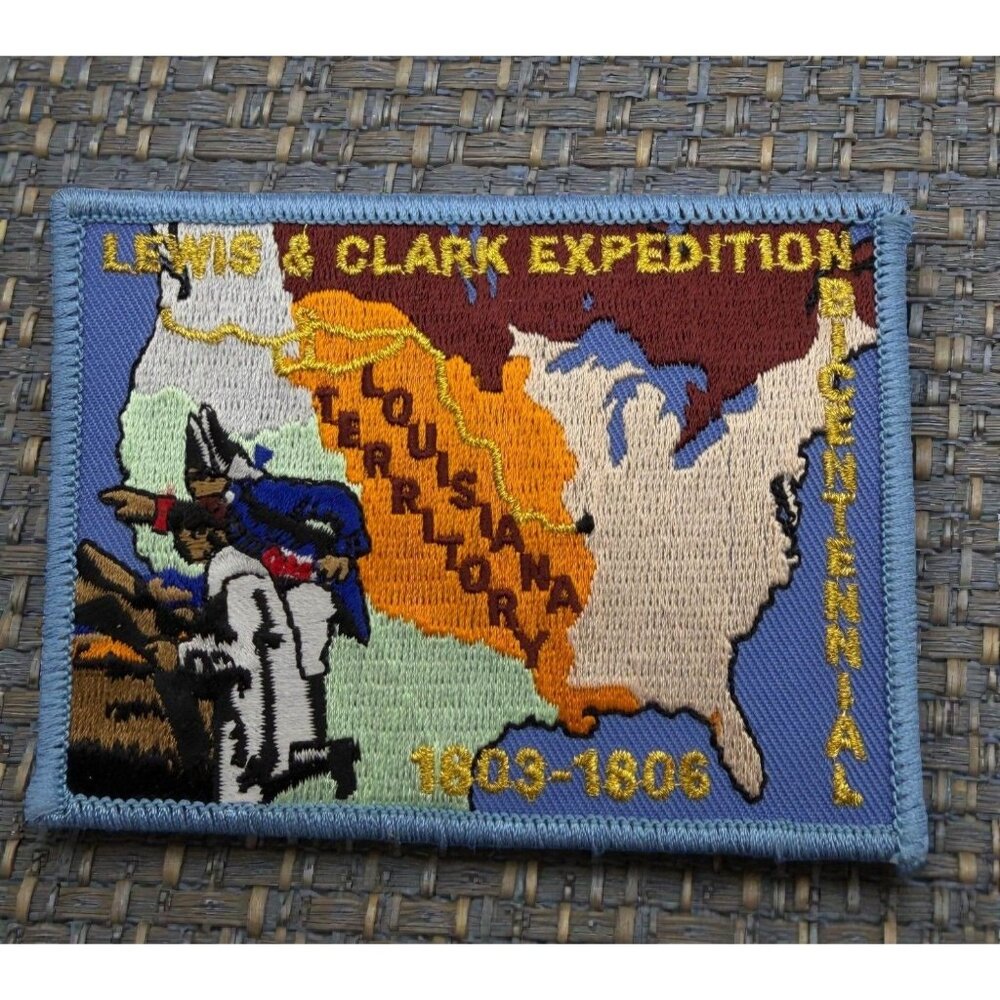 Lewis & Clark Expedition Bicentennial Patch Louisiana Territory Vintage